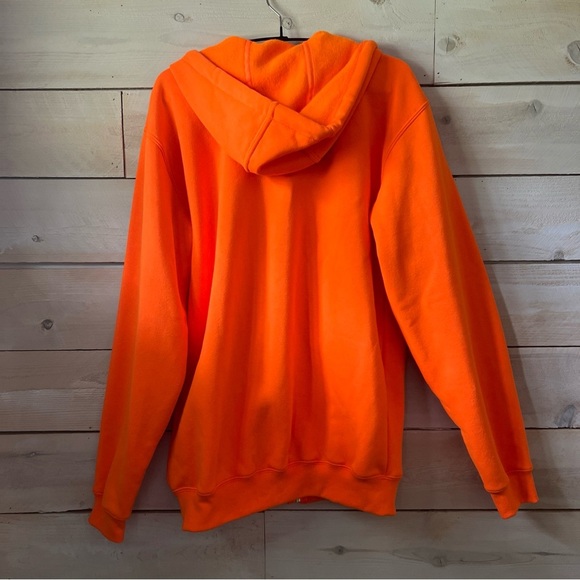 Carhartt Orange Zip-Up Hoodie - Picture 6 of 6